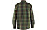 Fjällräven Fjällglim - camicia maniche lunghe - uomo, Dark Green/Red