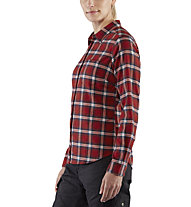 Fjällräven Övik Flannel - camicia maniche lunghe - donna, Red