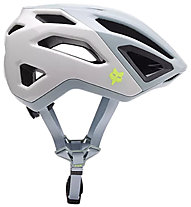 Fox Crossframe Pro Exploration - casco MTB, White/Grey