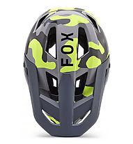 Fox YTH Rampage Camo - casco MTB - bambini, Grey/Green