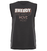 Freddy College Deluxe - maglia fitness senza maniche - donna, Grey