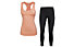 Freddy Core Taom Tech Fitness-Komplet Damen, Black/Light Orange
