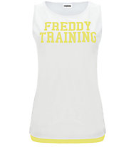 Freddy Light Jersey - canotta fitness - donna, White/Yellow