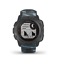Garmin Instinct Solar Surf Edition - orologio multifunzione, Grey/Blue