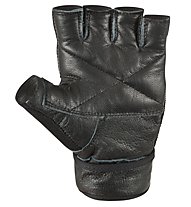 Get Fit Leather Fitness - guanti fitness, Black