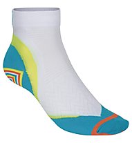 Get Fit Running Tech Socks - Kurze Laufsocken Damen, White/Blue
