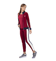 Get Fit Suit Full Zip Legging - tuta sportiva - donna, Blue/Red/White