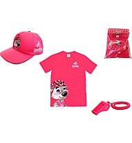 Giro d'Italia Giro d'Italia 2018 Kinder-Set: Shirt + Mütze + Trillerpfeife, Rosa