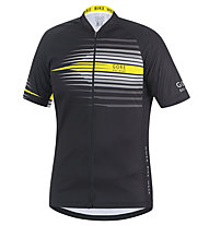 GORE BIKE WEAR E Razor Jersey - maglia bici - uomo, Black/Cadmium Yellow