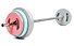 Gymstick Vivid Pump Set 20kg - bilanciere e pesi, Pink/Grey/Light Blue
