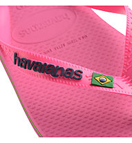 Havaianas Brasil Logo Neon - Badelatschen - Damen, Pink