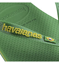 Havaianas Brasil Logo Neon - infradito - donna, Green/Yellow