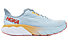 HOKA Arahi 6 - scarpe running stabili - uomo, Light Blue/Orange