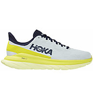 HOKA Mach 4 - Laufschuhe Wettkampf - Herren, White/Yellow/Blue