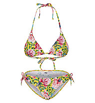 Hot Stuff Triangel - Bikini - Damen, Yellow/Pink/Green