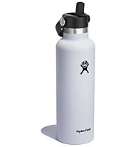 Hydro Flask 21 oz Standard Flex Straw Cap - borraccia, White