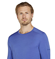 Icebreaker Merino 200 Oasis Crewe - maglietta tecnica maniche lunghe - uomo, Blue