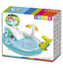 Intex Play Center Alligatore Spruzzo - Aufblasbares Schwimmbad, Light Blue