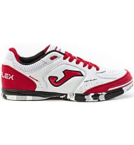 Joma Top Flex Indoor - scarpe da calcetto indoor - uomo, White/Red