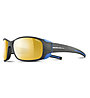 Julbo MonteBianco Reactiv Performance Photochromic - occhiali sportivi, Black/Blue