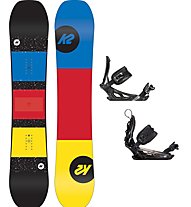 K2 Set Snowboard: WWW + Snowboard-Bindung