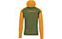 Karpos Ambrizzola Full-Zip Hoodie - felpa in pile - uomo, Green/Orange