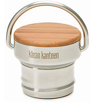 Klean Kanteen Stainless Unibody Bamboo Cap - Verschluss für Trinkflasche, Grey/Bamboo