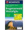 Kompass Karte N.2: Bregenzerwald, Westallgäu 1:50.000, 1:50.000