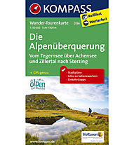 Kompass Karte N.2556: Die Alpenüberquerung 1:50.000, 1:50.000