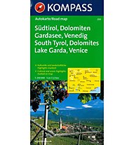 Kompass Karte N. 259 Sudtirol, Dolomiten, Gardasee, Venedig, German/English