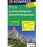 Kompass Karte Nr. 617 Cortina D´Ampezzo - Dolomiti Ampezzane, 1: 25.000