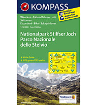 Kompass Carta N.072 Parco Nazionale dello Stelvio 1:50.000, 1:50.000