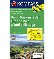 Kompass Carta N.2476: Parco Nazionale del Gran Sasso 1:50.000, 1:50.000