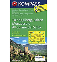 Kompass Carta Nr. 055 Monzoccolo - Altopiano del Salto, 1:25.000