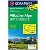 Kompass Karte Nr. 64 Villacher Alpe-U. Drautal 1: 50.000, 1: 50.000