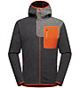 La Sportiva  Agon Hoody M - Kapuzenpullover - Herren, Dark Grey/Grey/Red