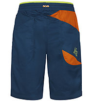 La Sportiva Bleauser - pantaloni corti arrampicata - uomo, Dark Blue/Orange