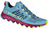 La Sportiva Helios III - scarpe trail running - donna, Light Blue/Pink/Green