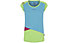 La Sportiva Hold - Klettershirt - Damen, Light Blue/Green/Dark Pink