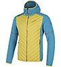 La Sportiva Koro M - giacca trail running - uomo , Yellow/Light Blue/Red