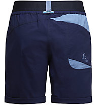 La Sportiva Mantra W - pantaloni corti arrampicata - donna, Dark Blue/Light Blue