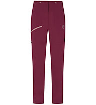 La Sportiva Rowan Zip-Off W - pantaloni zip-off trekking - donna, Dark Red