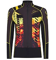 La Sportiva Stratos Racing Jacket II - Giacca sci competizione - uomo , Black/Yellow/Orange 