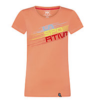 La Sportiva Stripe Evo W – Klettert Shirt – Damen , Light Orange