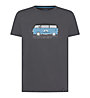 La Sportiva Van - T-shirt arrampicata - uomo, Dark Grey/Light Blue