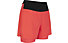 LaMunt Teresa Light 2IN1 II - pantaloni corti trekking - donna, Red/Black