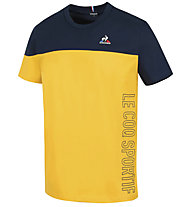 Le Coq Sportif Saison 2 - T-shirt fitness - uomo, Blue/Yellow