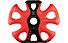 Leki Big Mountain Binding Basket - rotella per bastoncino da scialpinismo, Black/Red