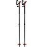 Leki Haute Route 2 - bastoncini sci alpinismo, Black/Red