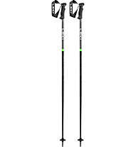 Leki QNTM - bastoncini sci alpino, Black/Green/Light Grey